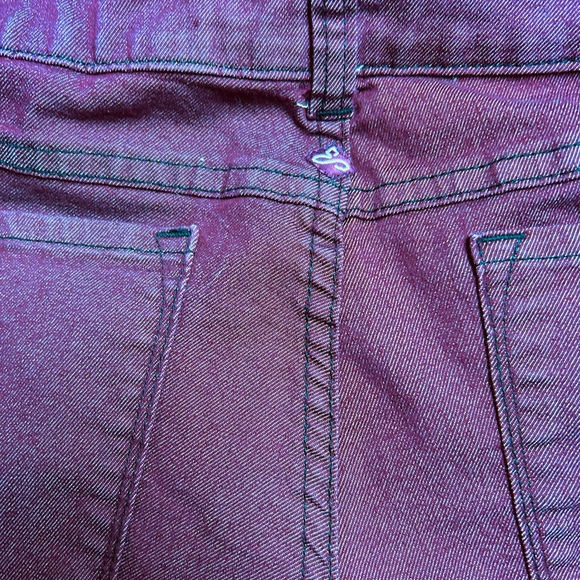 women’s burgundy denim jeans size 2 EUC - Picture 7 of 7